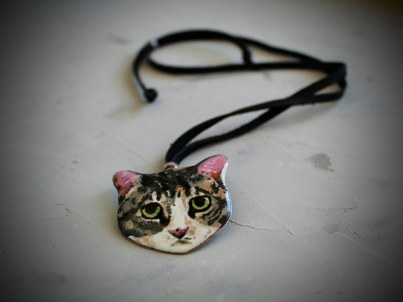 Custom Cat Necklace/custom Portrait/custom Dog Necklace/cat Etsy