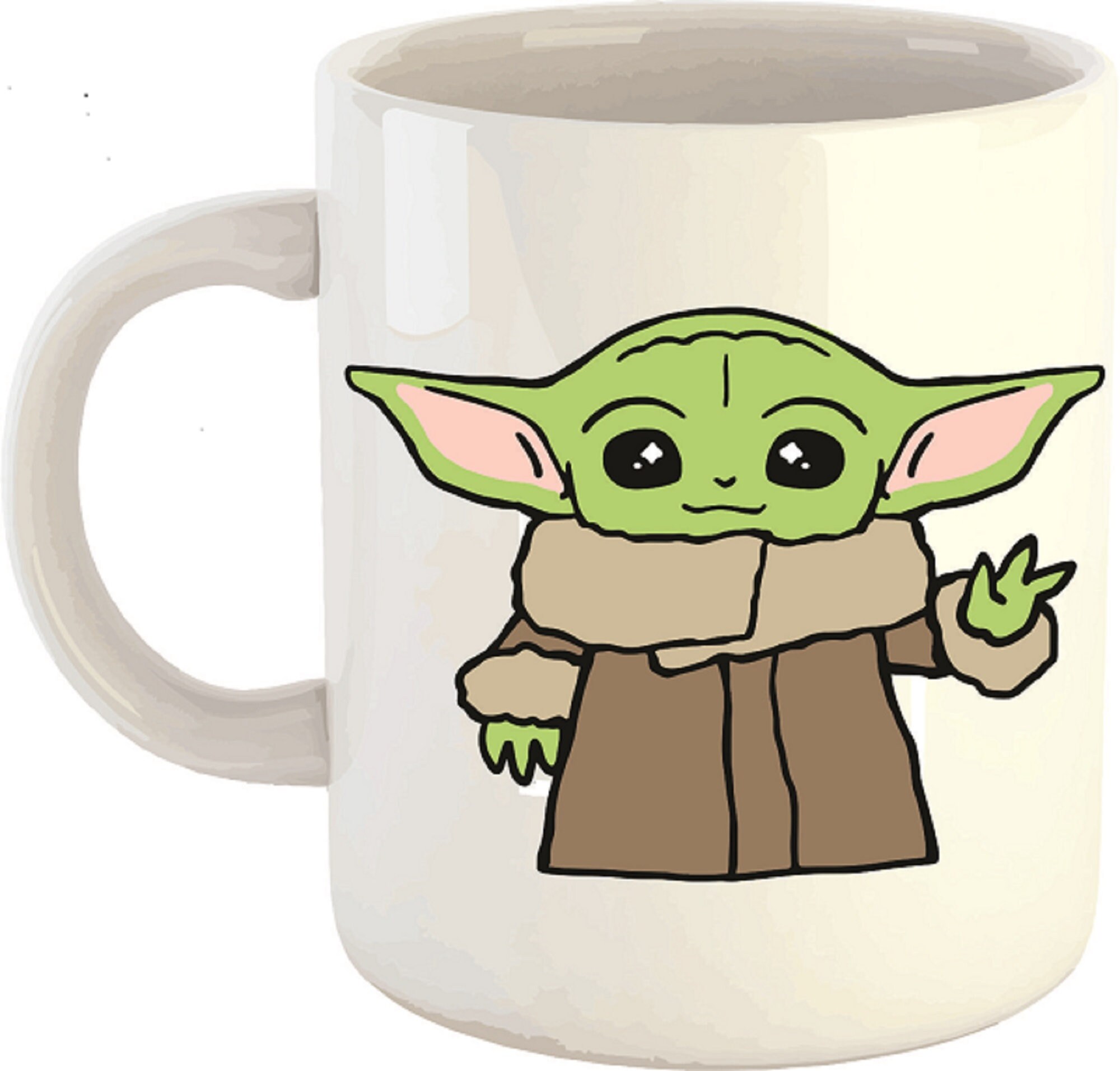 Baby Yoda SVG, Clip Art, JPEG, Star Wars Mandalorian, Digital, Instant
