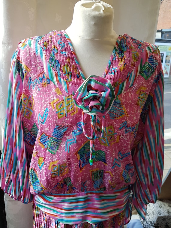 Diane freis late 70s/80s two piece skirt