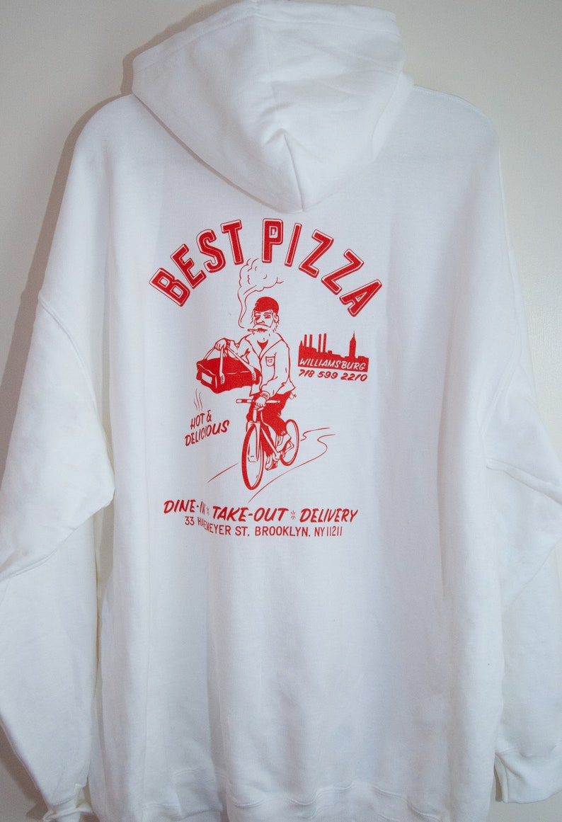 Pullover Best Pizza Hoodie With Front Pocket - Etsy