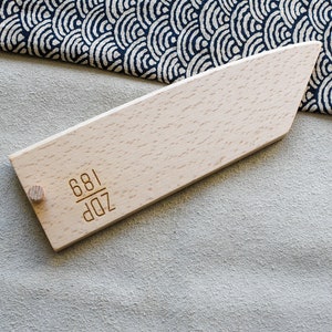 Wooden saya cover for BUNKA knife