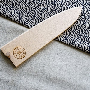 Wooden saya cover for GYUTO (210mm) knife