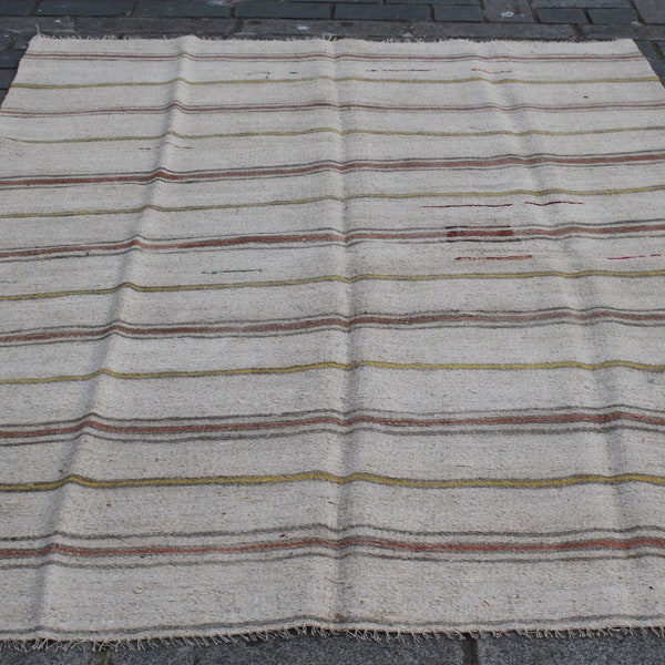 Hemp Kilim Rug Etsy