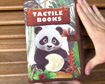 Montessori Quiet Book: Sensorisches taktiles Spielzeug für Kleinkinder, Autismus-freundlich