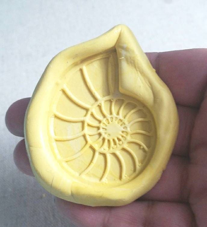 Silicone seashell mold resin mold clay mold polymer clay Etsy