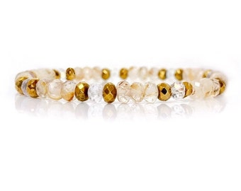 Citrine Bead Bracelet