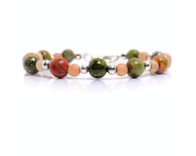 Unakite Bracelet
