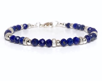 Lapis Lazuli Bead Bracelet