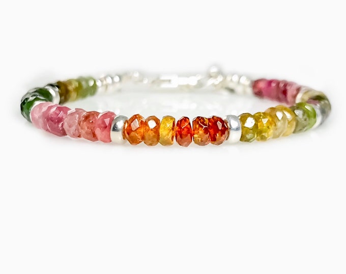 Colorful Tourmaline Bracelet