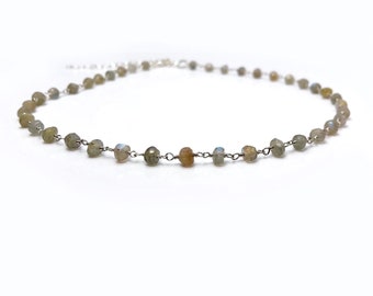 Labradorite Choker Necklace