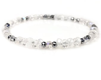 Rainbow Moonstone Bracelet
