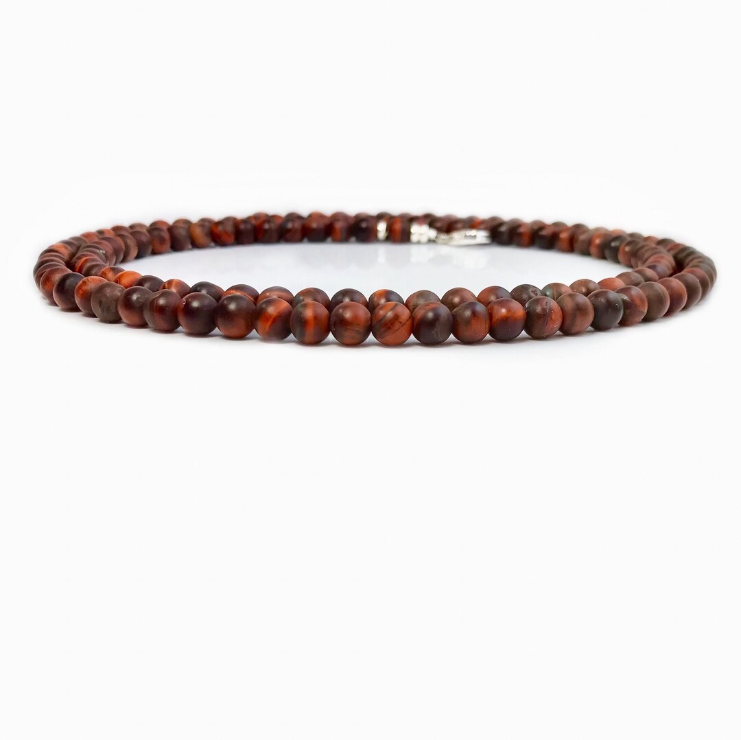 Le Monde' Tiger's Eye Beaded Necklace – LINES AND CURRENT