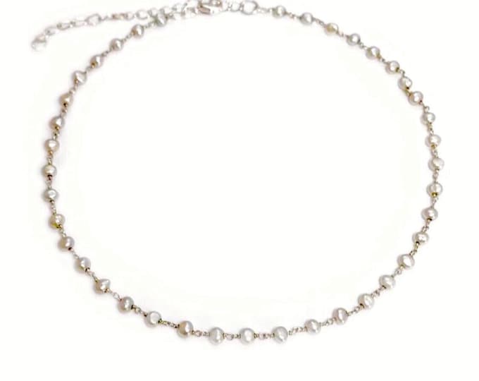 Freshwater Pearl Choker Necklace