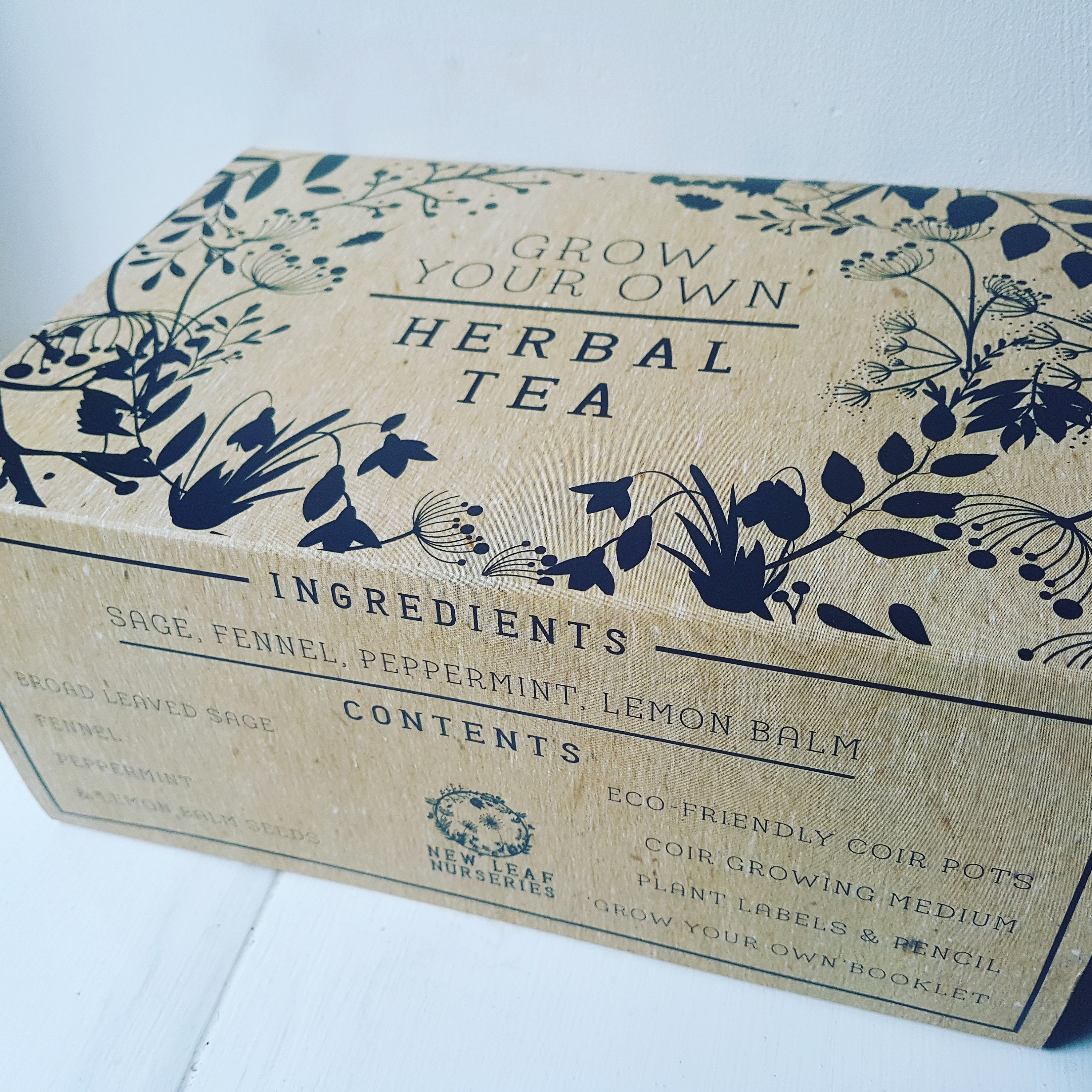 Grow Your Own Herbal Tea Kit Etsy