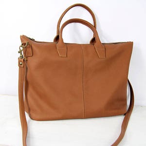 Leather Handbag for Women, Tan Leather Tote, Tan Leather Purse, Women ...
