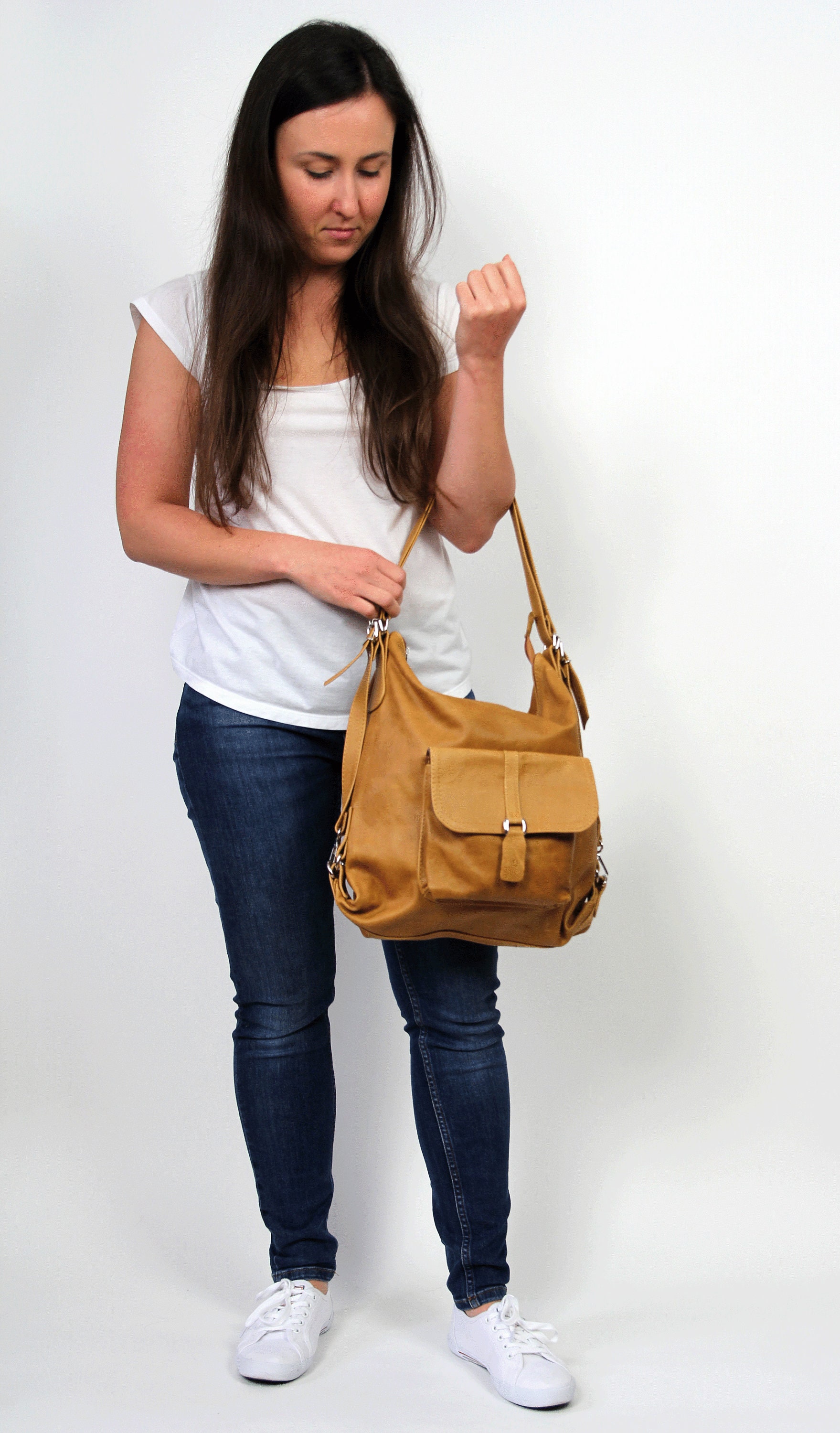 Joules leather backpack hotsell