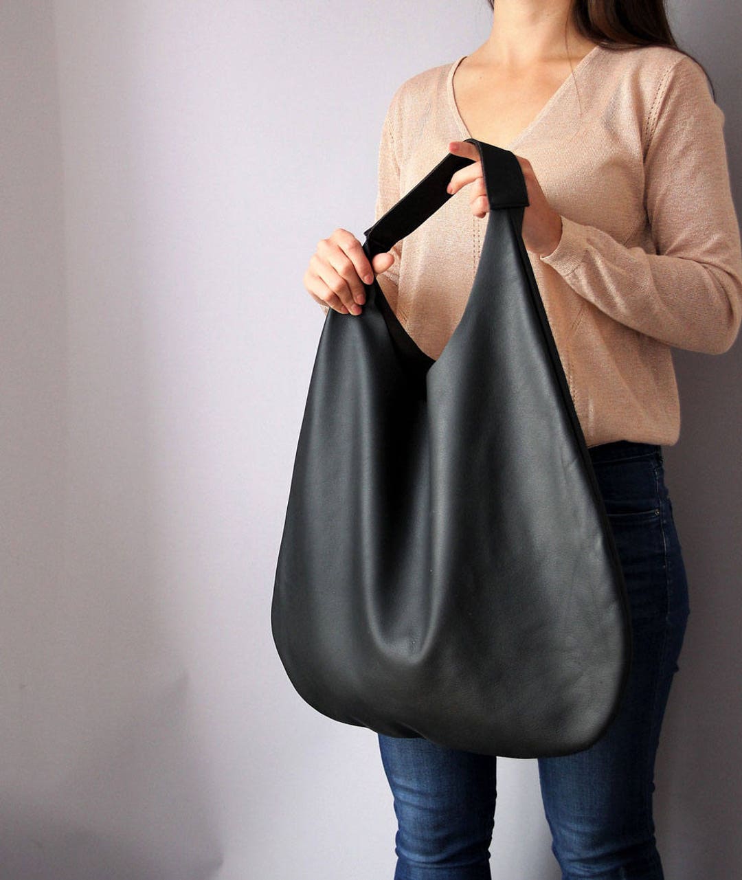 Fashionable Hobo Bag Floral Print No-closure Fabric High-capacity