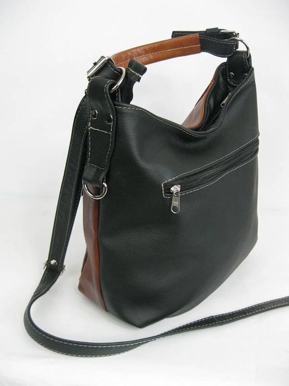 Leather Hobo Bag - Convertible Crossbody Shoulder Bag - Etsy display picture 1