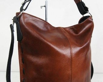 brown leather boho bag