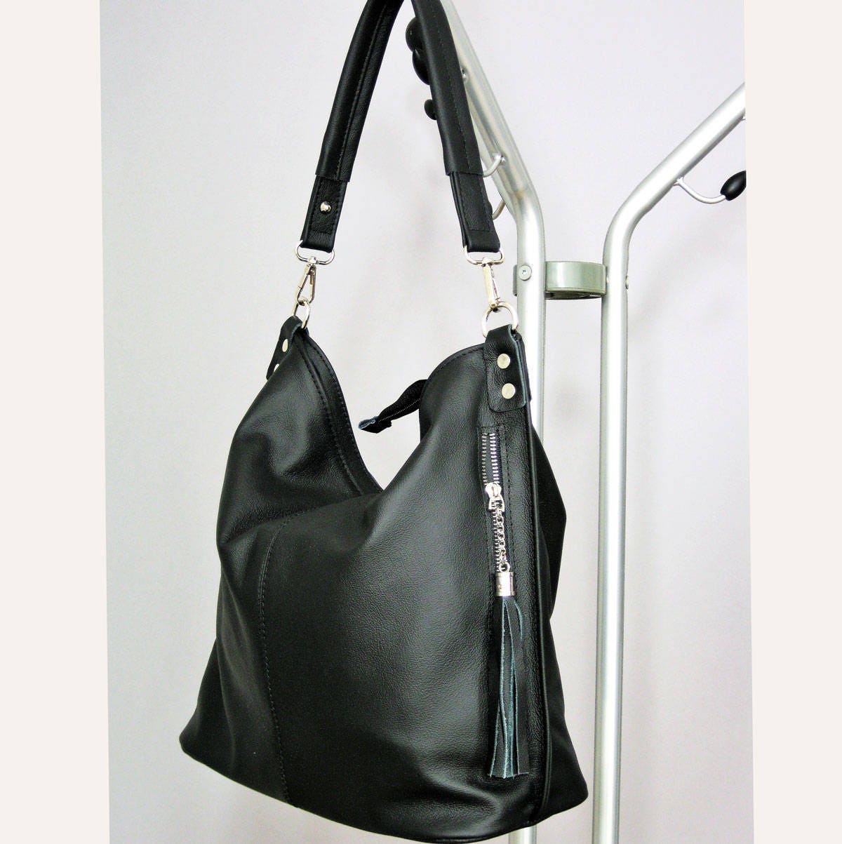 Bagsaaa 19 Hobo Shoulder Black Bag - 13.5×23.5×5.3cm in 2023