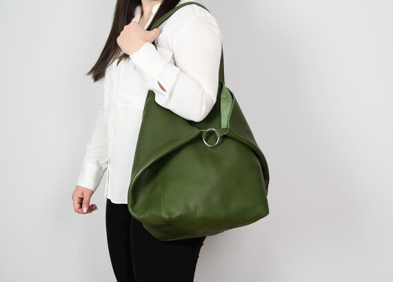 ★TOUT Y EST★ Wallaroo Flag Tote Bag Shoulder Bag Green WAT Matcha Tote Bag – shopdous