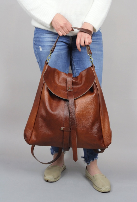 leather convertible backpack