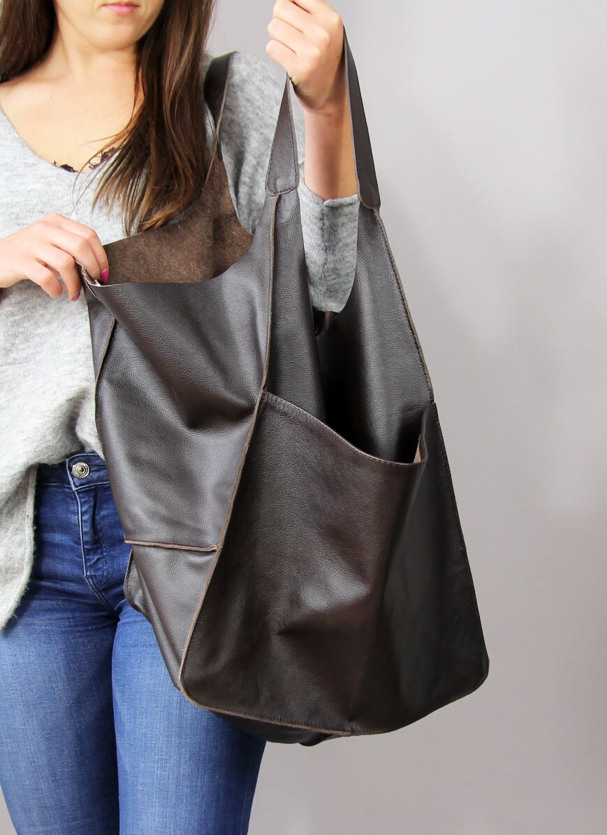 【SOFT SEOUL】 SOFT TERRY MARKET BAG [LEOPARD GRAY] Designer fashion, Seoul-fully created | W Concept