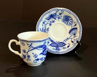トゥーン ブルーオニオン デミタスカップ＆ソーサー