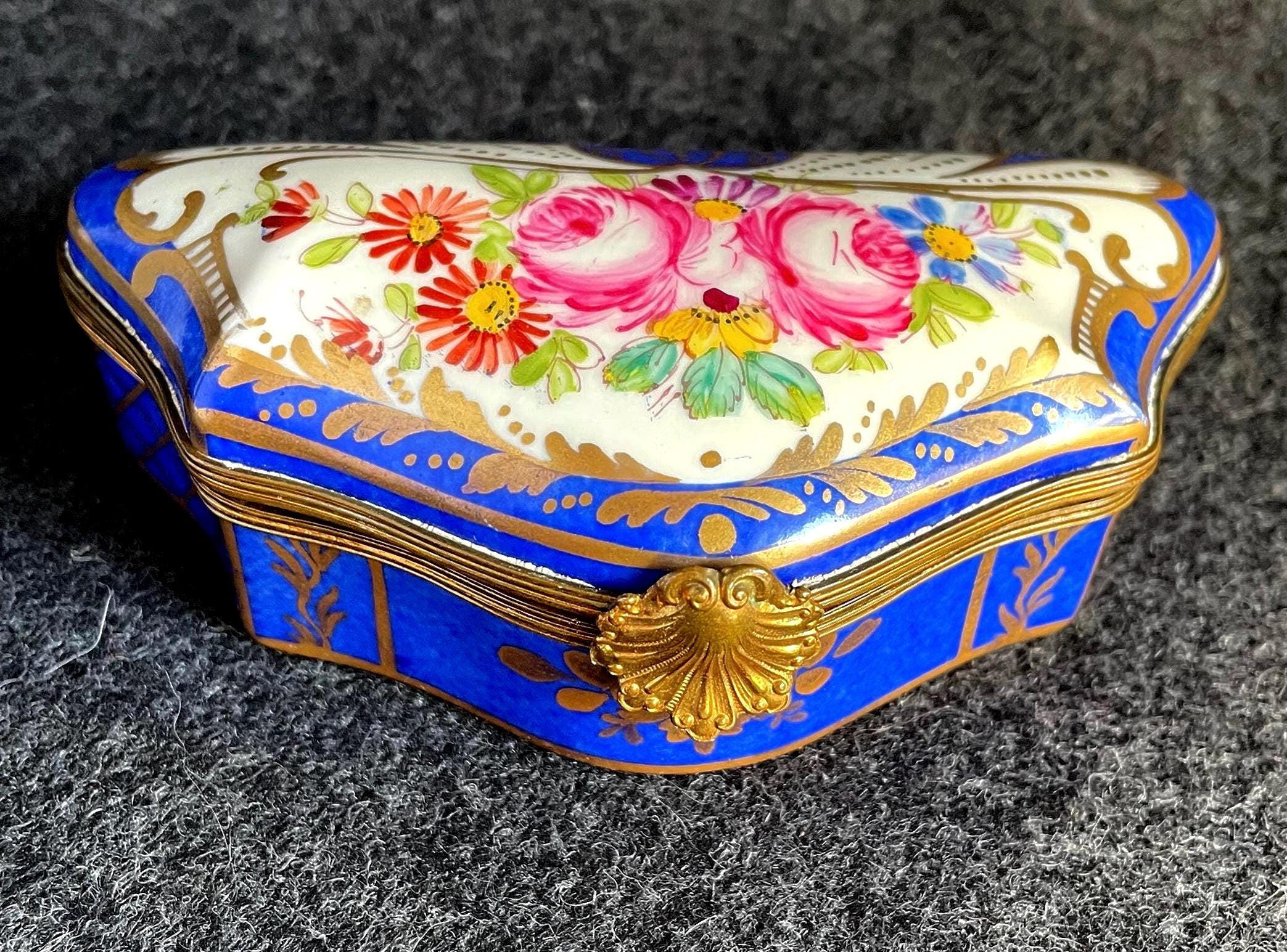 Sevres Porcelain Box - Etsy
