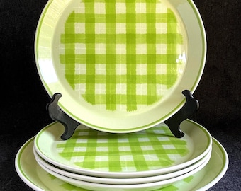 Mikasa schaakmat diner- en hakborden in groene munt C4482