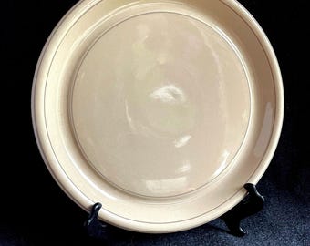 Mikasa “Pastels” 12.75” Serving Platter in Harvest Tan, Designed by Bob Van Allen for Mikasa - HD825