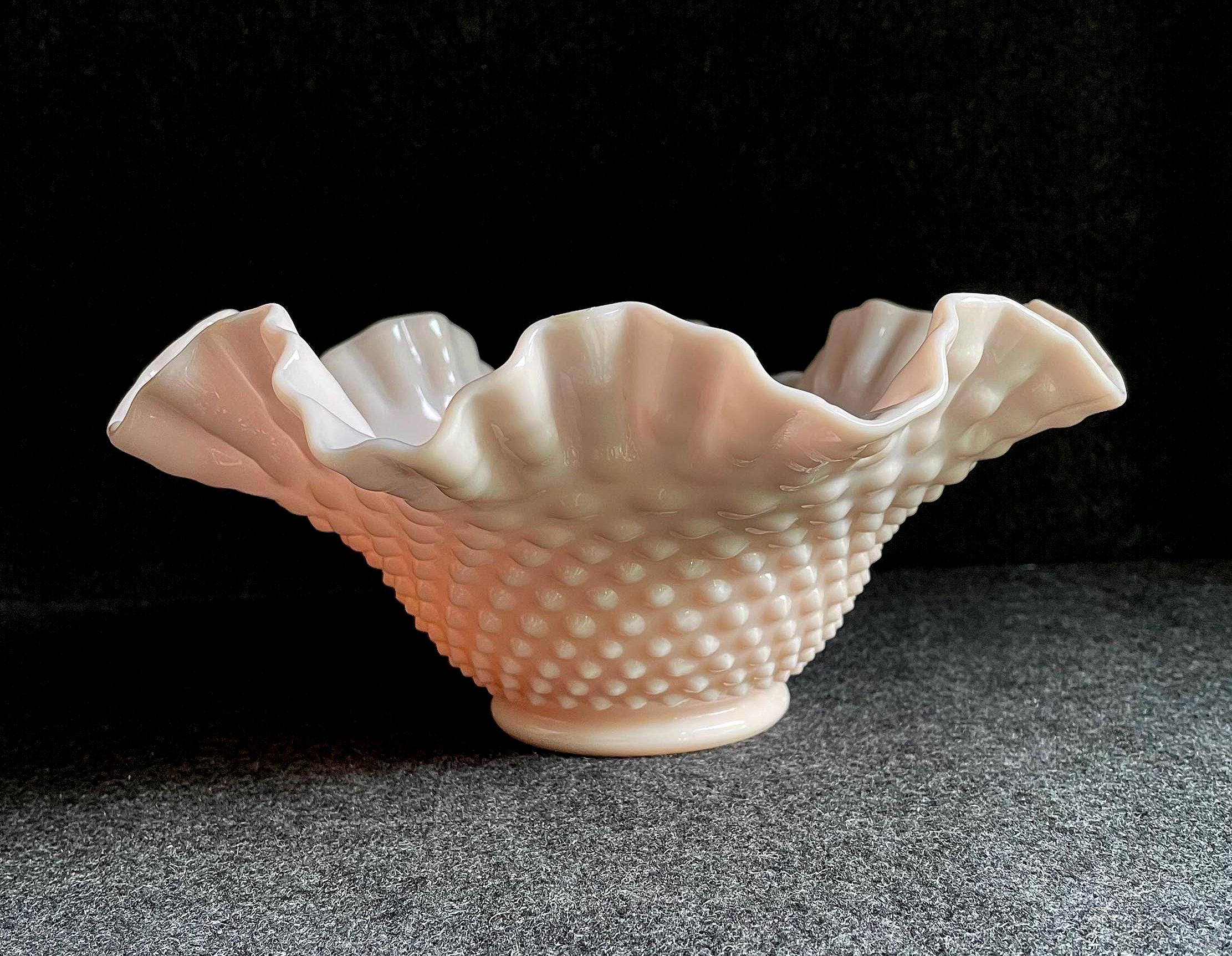 Fenton Pink Hobnail - Etsy