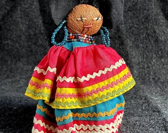 Seminole Indian Palmetto Fiber Doll