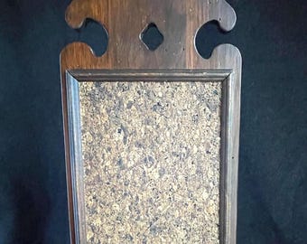 Vintage Phaltzgraff Village Wooden Corkboard