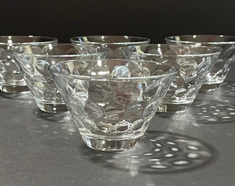 Vintage Pasabahce Mirage Dessert Sherbert Pudding Cocktail Glass Bowls