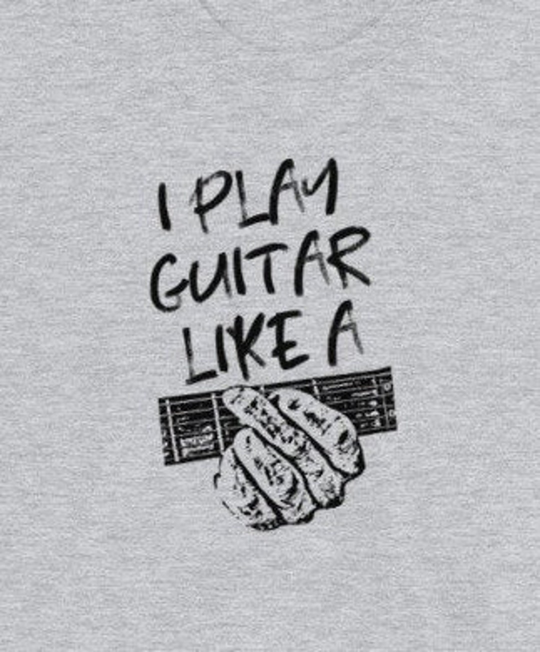 Je joue de la guitare comme un T-shirt G Guitar Shirt Music - Etsy France