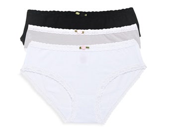 Esme JU60 Teen Junior Panty Underwear Size Junior Small / 16, Junior Medium / 18, Junior Large / 20  for sensitive skin made in usa
