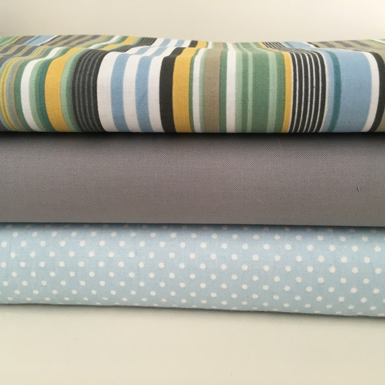 Makower Fabric Bundle Solid Stripe & Spots Bundle or Etsy UK