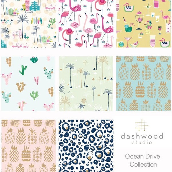 Dashwood Studios - Ocean Drive Collection - gorgeous summery fabrics