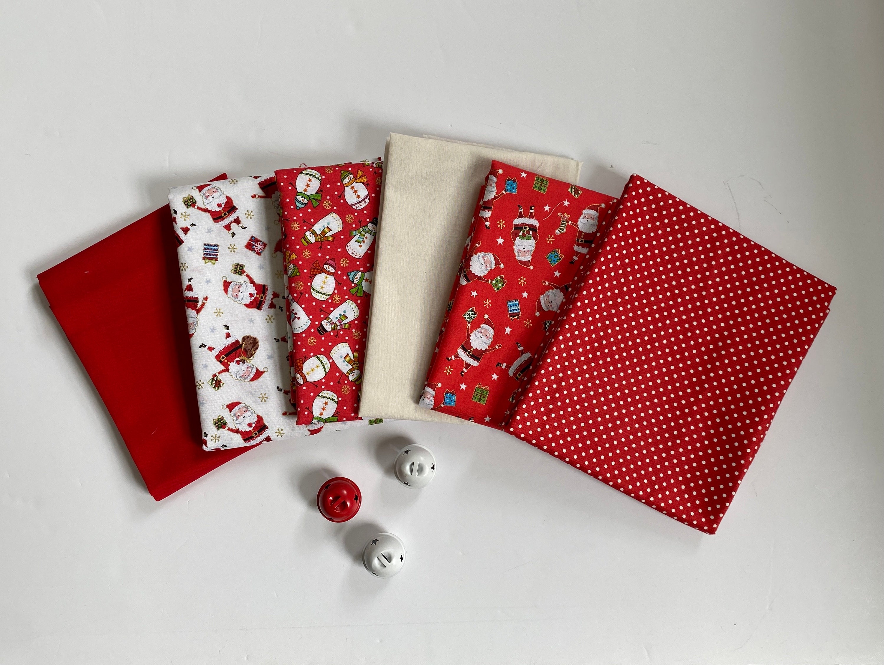 Makower Christmas Fabric Santa Express Christmas Fabric Etsy UK
