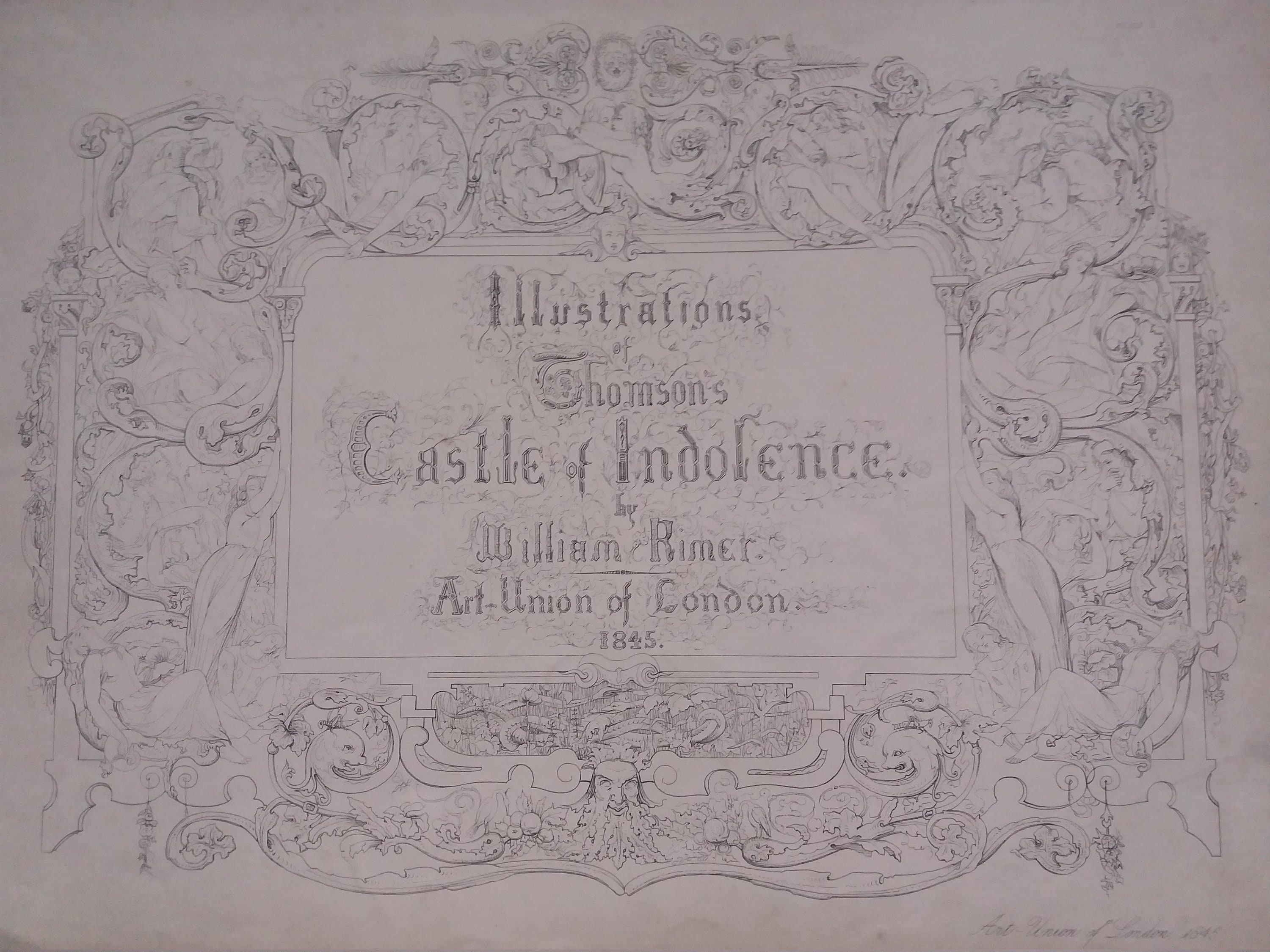 Rare Thomson's Castle of Indolence by William Rimmer Art Union of ...