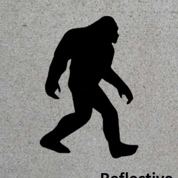 REFLECTIVE Yeti Bigfoot Sticker Decal