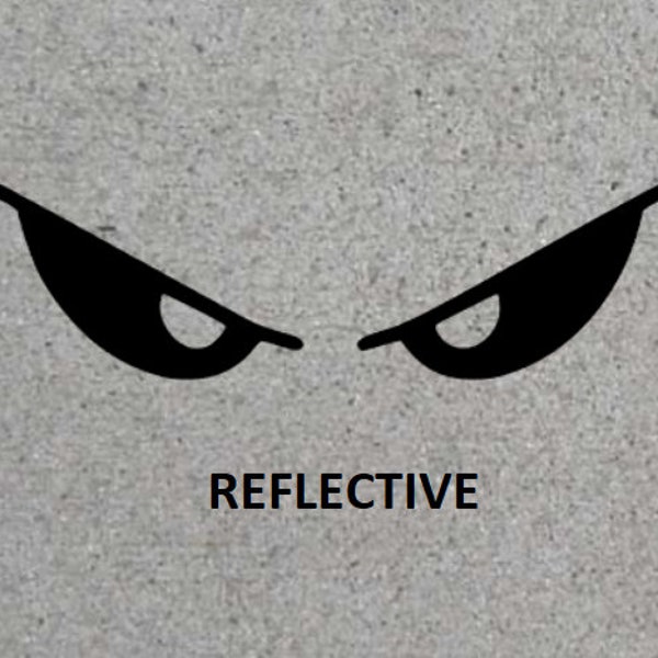 REFLECTIVE Eyes Vinyl Sticker Decal