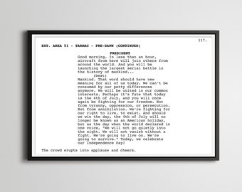 Independence Day Film Etsy