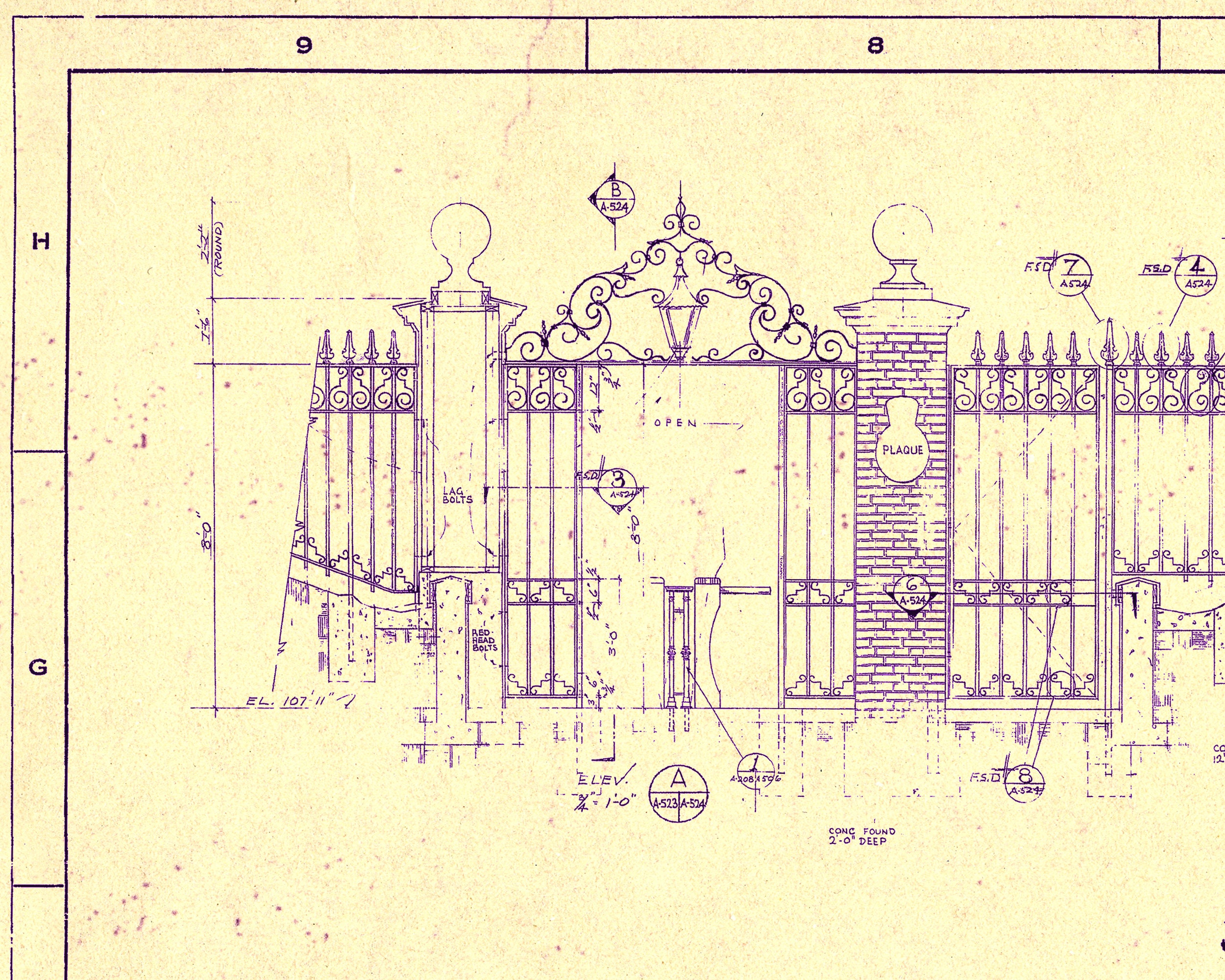 Haunted Mansion Blueprint POSTER up to full-size 24 x | Etsy