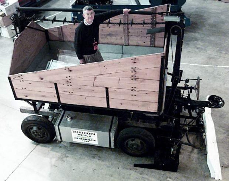 1949 FIRST Zamboni Patent Art POSTER up to fullsize Etsy