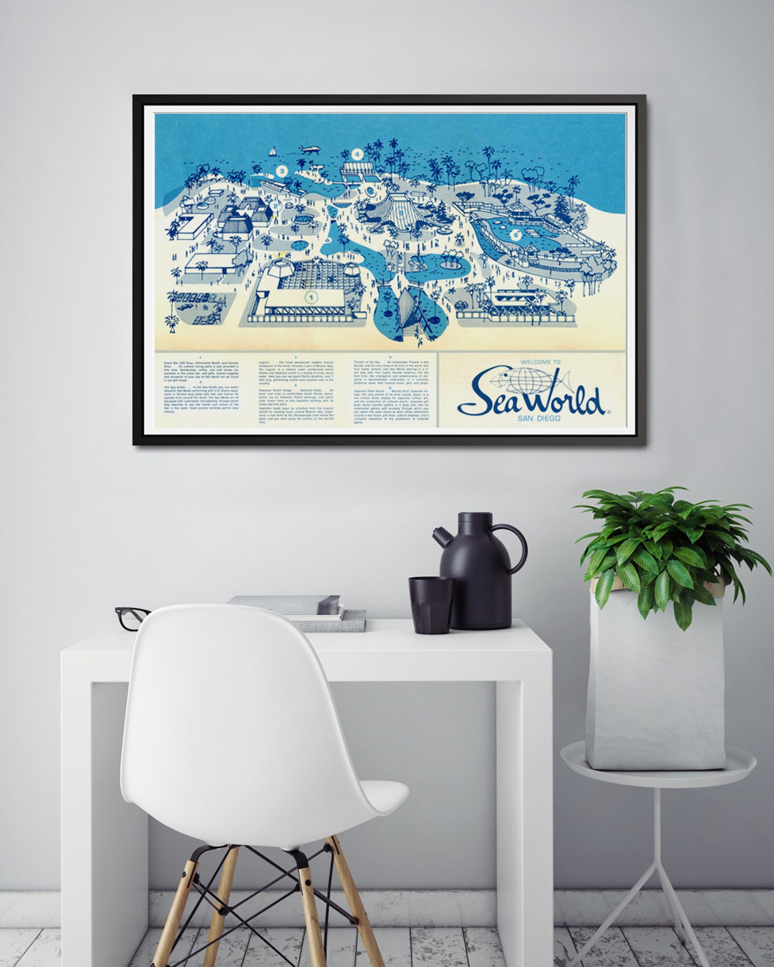 1964 SEA WORLD San Diego Opening Year Map POSTER Hasta Etsy 1964-sea-world-san-diego-opening-year-map-poster-hasta-etsy