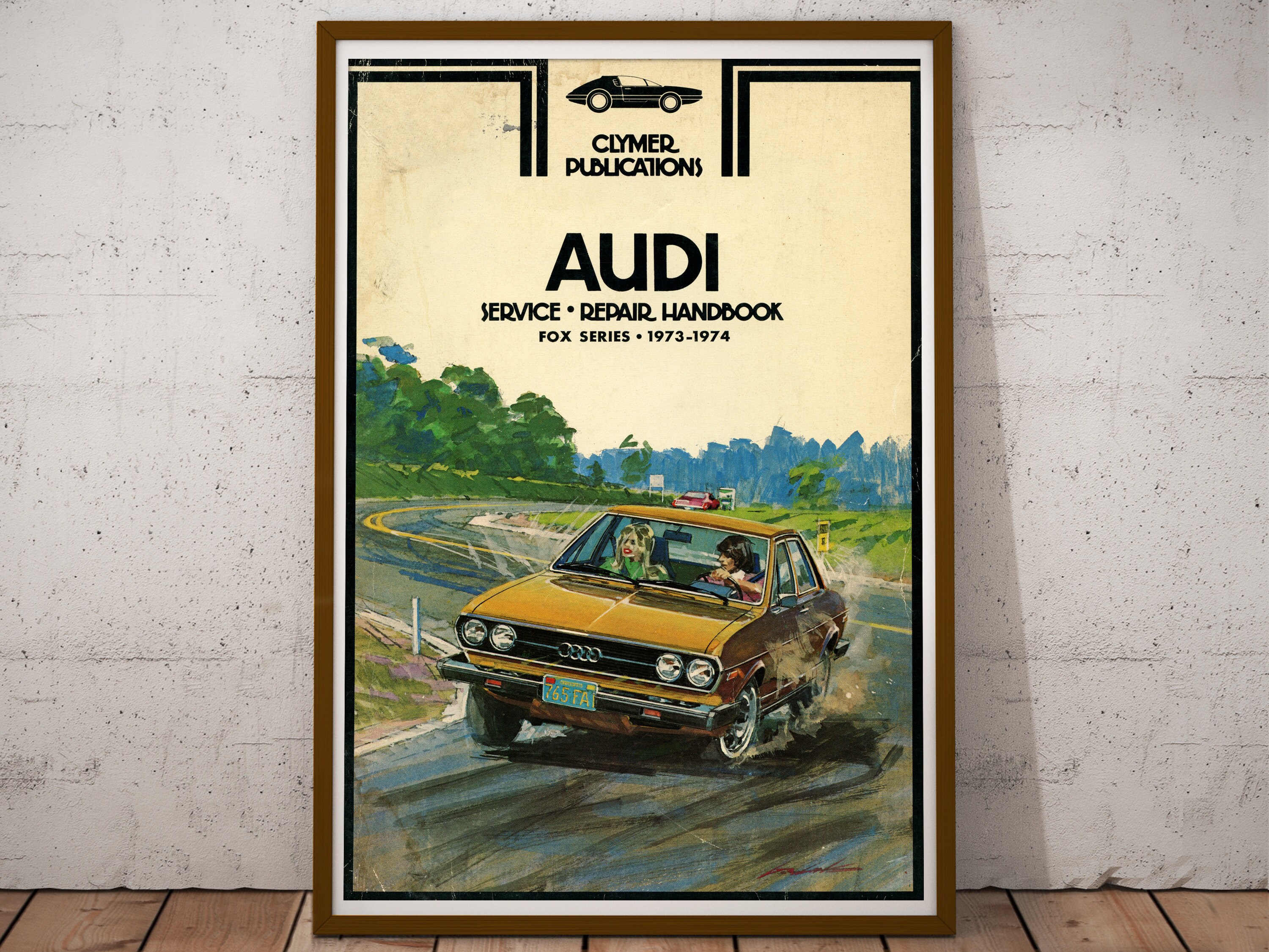 Vintage AUDI Handbook POSTER fullsize 24x36 or smaller Etsy