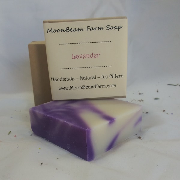 French Lavender Soap with nourishing Organic Shea Butter - Natural Soap - Handmade Soap