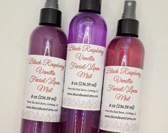 8oz - Black Raspberry Mist – Soothing Facial & Linen Spray